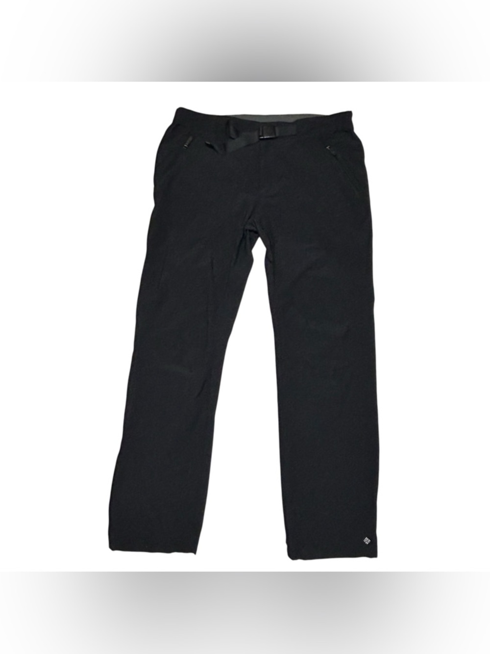 Columbia Omni Wick Mens Size L Hiking Pants Zip Pockets Belted Outdoor